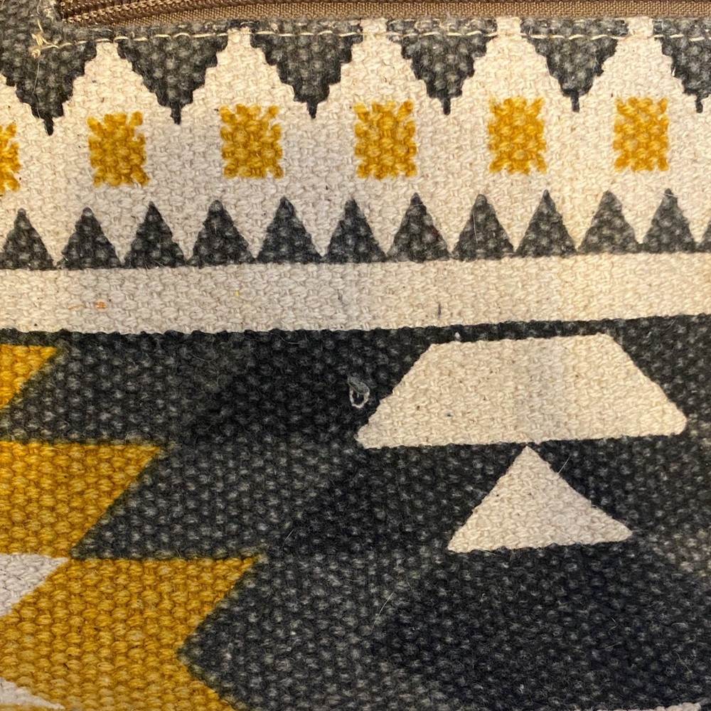 Myra Bag Brown and Yellow Tribal Crossbody - Picture 5 of 5